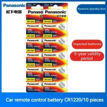 5 Stücke-100 Stücke Panasonic 3 V CR1220 Knopfbatterien Cell-münze Lithium-batterie Für Uhr Elektronische Spielzeugrechner