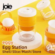 Joie Egg Station Multifunktionales Eierwerkzeug Backgeschirr Eierschneider Schäler Kreative Eierverarbeitungsstation, Eierwerkzeuge Backsalat