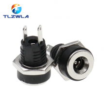 10 pz DC-022B 3A 12v per presa Jack di alimentazione cc connettore femmina per montaggio a pannello 5.5mm x 2.1mm 5.5mm x 2.5mm connettore DC022B