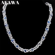 Trendy Byzantinische Gliederkette für Männer Jungen Edelstahl Silber Farbe Denken Halskette Biker Männlich Party Geschenk Schmuck kragen hombre