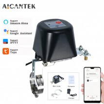 Tuya Wifi Smart Valve Zigbee Controller Spegnimento automatico con Alexa Google Assistant SmartLife Alice per condotte d'acqua e gas