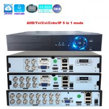 CCTV 4CH/8CH/16 Canali 5MP-N Intelligenza Intelligente DVR Audio Coassiale P2P Ibrido 5 In 1 H.265 per Telecamera IP AHD TVI CVI CVBS