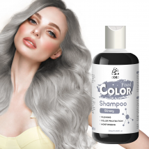 Silberfarbenes Fixier-Shampoo, reinigendes Haarfarben-Reinigungsshampoo