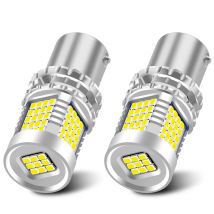 2x2016 LED 89smd Canbus 1156 BA15S P21W BAU15S PY21W LED Bianco 1157 P21/5W Lampadina 7440 W21W 3157 W21/5W Indicatore di direzione Luce per auto 12V
