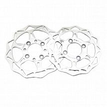 Moto Posteriore Motocross Disco Freno Anteriore Rotore per KAYO T2 K2 T2L K2L Pit Dirt Bike F 240mm R 220mm Pezzi di Ricambio Accessori