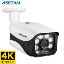 Kamera IP 8MP 4K Zewnętrzna kamera H.265 Onvif Bullet CCTV Array Night Vision IR 4MP POE Kamera bezpieczeństwa wideo