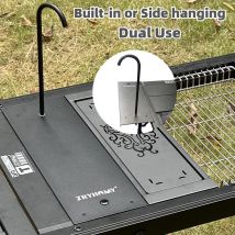 IGT Elektrischer Wasserspender Camping IGT 3000 mAh Wasserdichte elektrische Wasserpumpe Aluminium Tischeinheit Platte IGT Tischzubehör