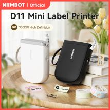 NIIMBOT D11 Nuova Versione Stampante per Etichette Mini Portatile 300 DPI Bluetooth Wireless Etichettatrice Nome Tag Cucina Adesivo StampaMaker