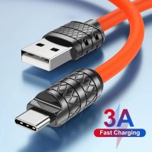 0.3/1/2m 3a USB Typ C Kabel Schnell lade daten Kabel Kabel für Huawei Samsung Xiaomi Silikon Schnell ladung USB C zu USB C Kabel