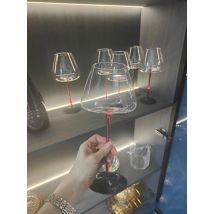 720ml Large Capacity Red Wine Glasses High Wine Glass Set Home High Value Crystal Glass Burgundy Wine Glass High Bar Barware