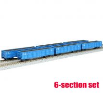 N Maßstab 1/160 Simulation Zug Modell C70 Offenes Auto Kotterwagen 6-teiliges Set Schienenauto Spielzeug