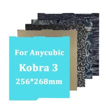 Kobra 3 Piastra di Costruzione Kobra 3 Pei PEO Strutturato 256x268 Per Anycubic Kobra 3 Combo Piastra di Costruzione Pezzi di Ricambio Letto di Calore a Doppia Faccia