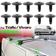 10x Dachträgerlöcher Blindschrauben Bolzen für Opel Vauxhall Vivaro Renault Trafic Fiat Talento Nissan NV300 Mitsubishi Express