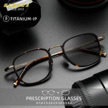 BLMUSA Männer Klassische Reines Titan Hyperopie Gläser Anti Blue Ray Lesen Brillen Rahmen Photochrome Myopie Brillen