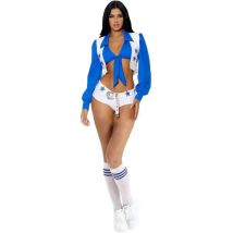 Sexy Fußball Babe Sport Treffen Dallas Cowboys Cheerleader Kostüm Kostüm Halloween Party Racing Cheerleader Cosplay 2025