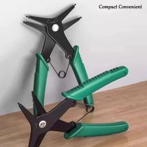 Sicherungsringzange, doppelter Verwendungszweck, Sicherungsringzange zum Entfernen und Neuen, Werkzeug für internen und externen Sicherungsring, Grün