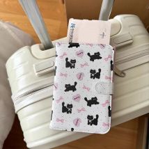 Schöne Cartoon Katze Hund Reisepass Abdeckungen Frauen Männer Reisepass Flug Ticket Clips ID Bank Kreditkarte Halter Reisepass Reise
