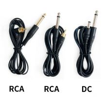 2 Meter 6,35 Netzkabel rechtwinkliges Clip-Kabel RCA/DC-Kabel Leitungsanschluss Tattoo-Maschine Hakenleitung Netzteilzubehör