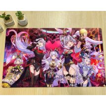 YuGiOh M∀LICE Q RED RANSOM Matte Maliss P White Rabbit TCG CCG Spielmatte Sammelkartenspielmatte Gummi-Mauspad Gratis Tasche 600 x 350 x 2 mm