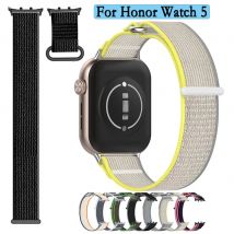Per Honor Watch 5 cinturino in nylon cinturino ad anello alpino cinturino in nylon morbido di alta qualità regolabile per cinturino Honor Watch 5