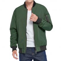 Herren Bomberjacken Outdoor Casual Basic Classic Jacke Herren Streetwear Slim Frühling Herbst Color Blocking Haraju