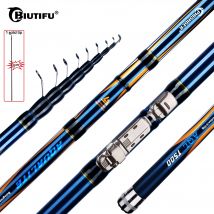 PHISHGER Teleskop-Schwimmer Bolognese-Angelrute 4,0–6,0 m 30 Carbonforelle 5–35 g Ultraleichtes Felsen-Spinn-Reise-Schnell-BIUTIFU-Stange