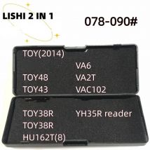 Lishi 2 in 1 werkzeug toy2014 toy40 toy48 toy43 toy38r hu162t8 va6 va2t vac102 wt47t yh35r leser
