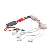 1PCS RC Flugzeug Nacht Fliegen Licht Fernbedienung Strobe Blinkt 5W LED Lampe Helle Lichter 2S 3S 4S 5S 6S JST Stecker Teile