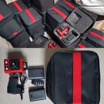 Mini-Laser-Nivelliergerät mit 12/16 Linien, 12 Linien, 3D-Nivelliergerät, selbstnivellierend, 360° horizontal und vertikal gekreuzte grüne Laserstrahllinien