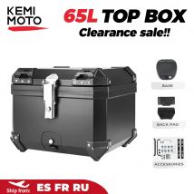65L Scatola per casco moto Universale Coda superiore posteriore Bagagli Custodie per attrezzi Serratura per BMW R1200GS R1250GS R1200GS 1200 GS LC ADV