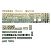 KiiBOOM × Cosydiaries Rainy Froggy Day 144 Keycap Set MOA/Cherry Profile 5-Side Dye-Sublimation for 60%/65%/75%/TKL/Full-sized