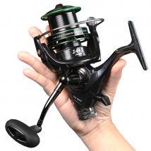JOSBY Wodoodporny kołowrotek spinningowy 15KG-20KG Maksymalne przełożenie przeciągowe 5.2:1 Metalowa szpula Trwała, super gładka cewka kołowrotka karpiowego