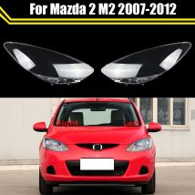 Für Mazda 2 M2 2007 ~ 2012 Auto Front Scheinwerfer Shell Lampenschirm Scheinwerfer Abdeckung Kopf