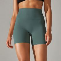 Pantalones cortos de Yoga para mujer, pantalones cortos deportivos para correr y ciclismo, mallas deportivas transpirables, pantalones cortos de entrenamiento de verano de cintura alta para gimnasio