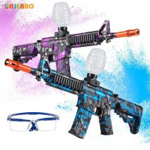 M4A1 Elektrische Gel-Ball-Blaster-Spielzeugpistole, wiederaufladbar mit hoher Geschwindigkeit, Sommerspaß im Freien, Familienpool-/Grillspiele, Geschenk (keine Kugeln)