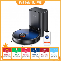 ILIFE T10s Robot i Mop, stacja automatycznie pusta, nawigacja LDS 3000 ssania Pa, inteligentny dom na sucho na mokro