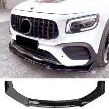 Frontstoßstangenlippe für Mercedes Benz GLB X247 180 200 220 2020–2023, Air Splitter, Auto-Body-Kit, Spoiler, schwarze Röcke, Zubehör