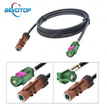 1 Stück 4-polige wasserdichte HSD F-Buchse auf HSD E-Buchse LVDS Video Line Kabelbaum 360 °   Anschlusskabel für die Frontkamera BEVOTOP anzeigen