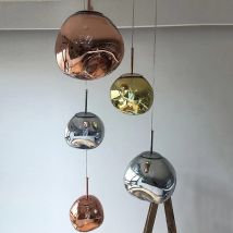 Nowoczesna, oryginalna lampa wisząca w stylu lampy lawowej, oświetlenie z PVC do salonu, dekoracja wnętrz, oprawy oświetleniowe do domu, lampa wisząca do loftu, kuchni.