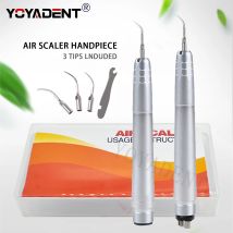 2/4 Löcher Dental Ultraschall Air Scaler Handstück mit 3 Tipps Zahn Zahnstein Entferner Reinigung Werkzeug Dental Werkzeuge