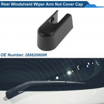 UXCELL Heckscheibenwischerarmmutter-Abdeckkappe für Renault Megane 16–22 Nr. 288820009R