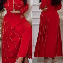 Maßgeschneiderte funkelnde, exquisite Jersey-Perlenquaste, Valentinstag, A-Linie, quadratischer Ausschnitt, maßgeschneidertes Anlasskleid, Midi-Kleider