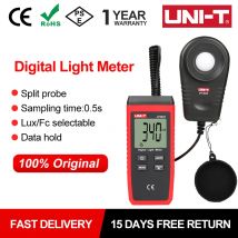 UNI-T UT383S Luxmetro Misuratore di luce digitale Palmare 199900 Lux FC Meter Luminometro Fotometro Illuminometro a 3 gamma Display LCD