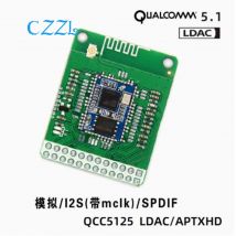LDAC verlustfreie QCC5125 Bluetooth 5.1 Qualcomm APTX/APTXLL/APTXHD-Dekodierung SPDIF analog I2S