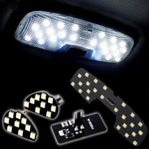 Lampada da lettura a LED per luce interna per auto bianca blu ghiaccio per Ford Ecosport Focus 2 MK2 2007 2008 2009 2010 2011-2014 Lampada a LED per tetto