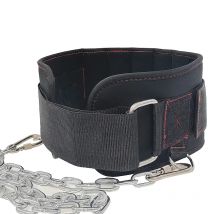 Verstellbarer Dip-Gürtel zum Hochziehen und Kniebeugen, Gewichthebergürtel, Krafttrainingsgürtel, breiter Gürtel und Taille für 80–110 cm
