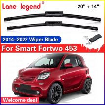 Per Smart ForTwo 453 C453 A453 2014 - 2022 Spazzole Tergicristallo Anteriori Spazzole Taglierina Parabrezza Parabrezza Accessori 2019 2020 2021