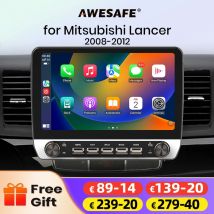 AWESAFE Autoradio per Mitsubishi Lancer 10 CY 2007 - 2017 Multimedia Wireless CarPlay Android Auto Car Sistemi Intelligenti GPS