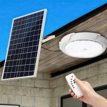 LED Solar Deckenleuchten Innen Schlafzimmer Korridor Gartenbeleuchtung mit Fernbedienung dimmbare Timing Solar Deckenleuchte
