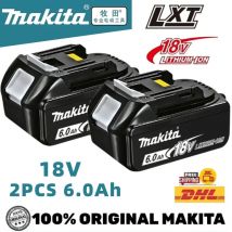 Neuer Original-Akku für Makita 18 V, wiederaufladbarer Elektrowerkzeug-Akku, austauschbare LED-Lithium-Ionen-LXT BL1860B BL1860BL1850 BL1830
